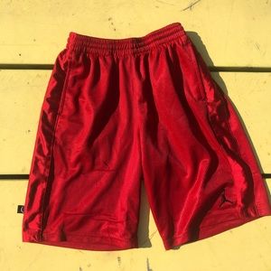 red air jordan’s shorts